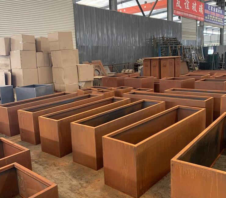 贡井耐候钢板花箱